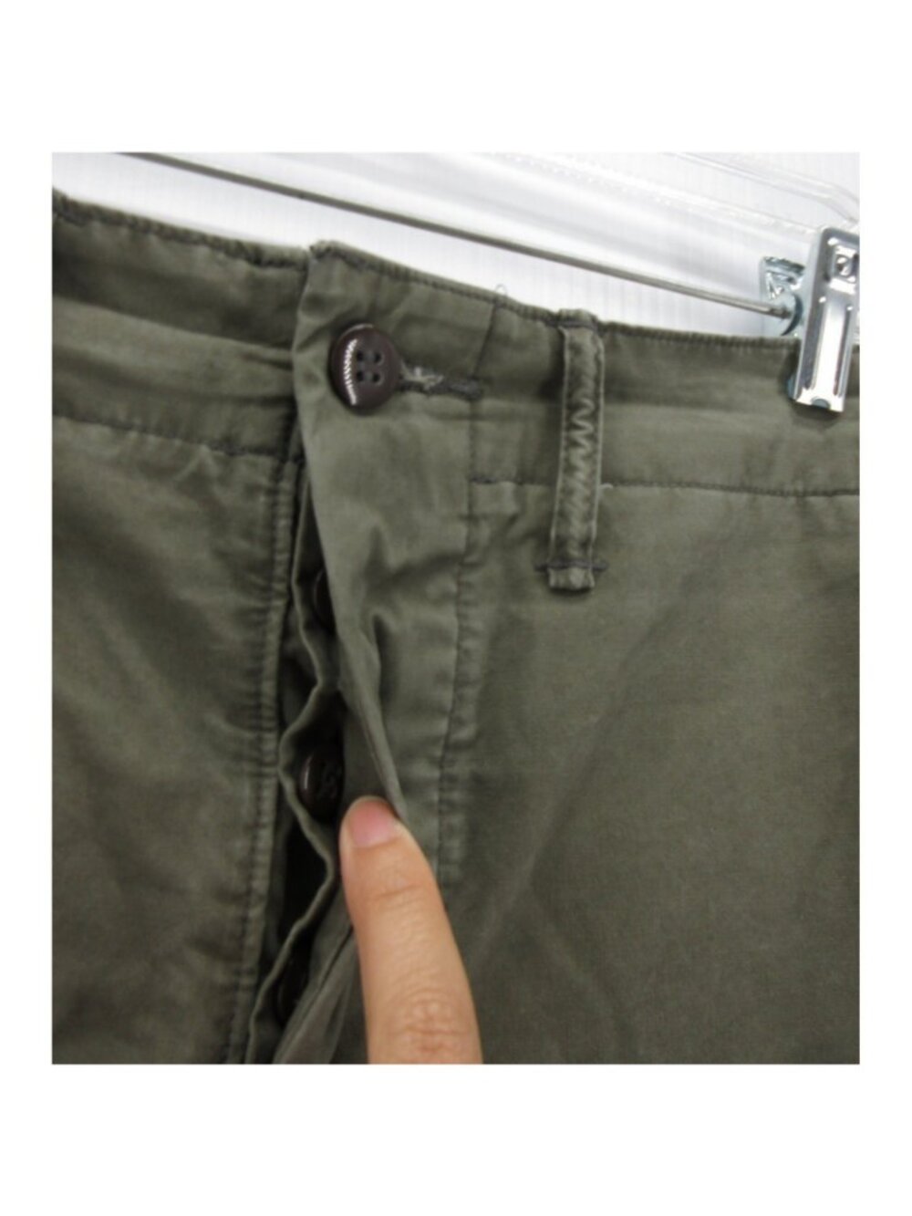 RRL Ralph Lauren Pants 32X32 Military Field Cloth Utility Button Fly - Picture 2 of 13